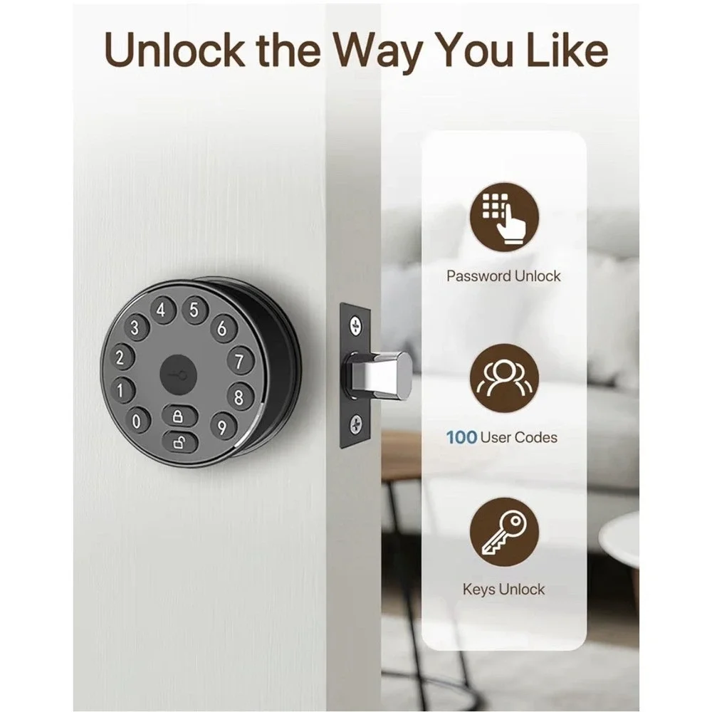 Keyless Electronic Deadbolt Door Lock (YL-68-MINI‎ style)